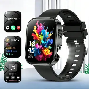 Sports Style Smart Watch | High-Definition Screen, Wireless Calls, Multiple Sports Modes, Message Alerts, Music Control, USB Charging, Ideal Gift for Outdoor Enthusiasts, Fitness Tracker, Unisex