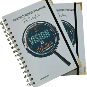 The Vision is Written Journal - The Ultimate Vision Board Companion for Christians - Spiral Bound