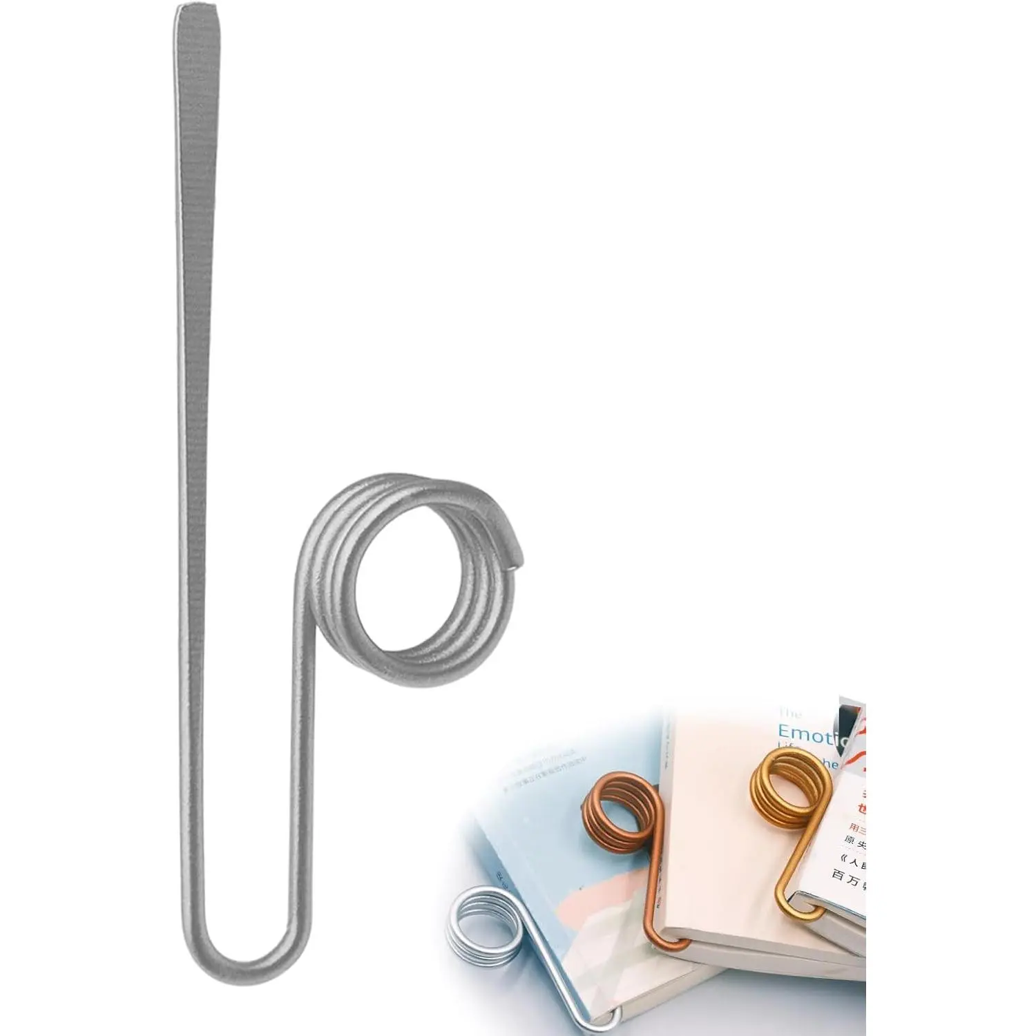 Upgrade Book Holder Ring Bookmark Metal Thumb Book Page Holder,Finger Ring Book Opener Holder for Book Lovers Reading Women, Men, Light Weight Book Opener Tool ()