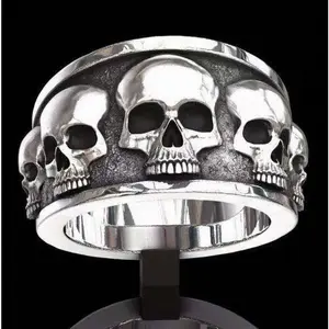 Creative skull ring, men's personalized skull ring, gift for husband, boyfriend, father