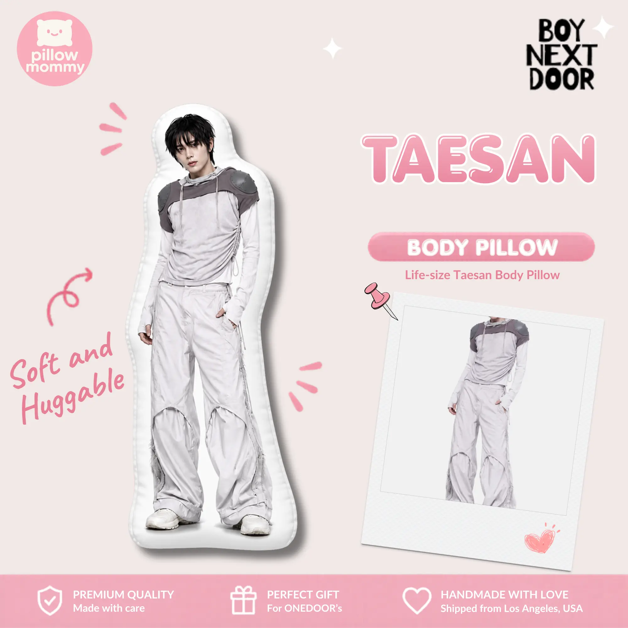 BOYNEXTDOOR Taesan Life-Size Body Pillow