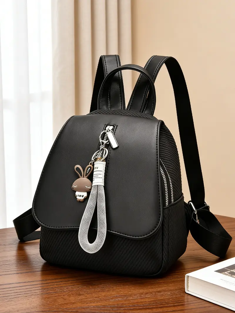 cute leather backpacks purse Bookbag Backpack for Women 82033 Unity Refresh 2 x Slot Pockets Leather Backpack Backpacks That Are