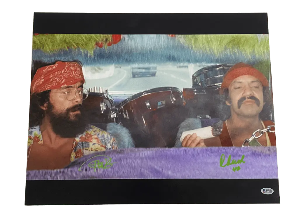 Cheech Marin & Tommy Chong Authentic Autographed 16x20 Photo
