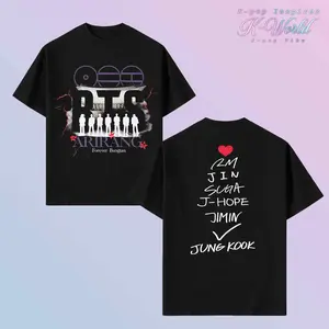 Arirang Bangtan Legacy Shirt | Korean Heritage Meets Modern Idol Graphic Tee, Cultural Fusion K-Style Design Vintage Washed Unisex Streetwear For K-Pop Fans & Aesthetic Lovers