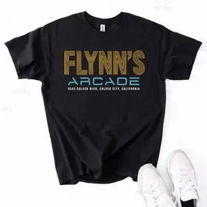 Flynn's Arcade TRON TBL Jeff Bridges Retro Futuristic Shirt