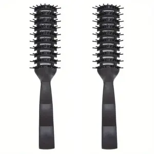 2-Piece Anti-Static Hair Comb Brush Set, Ideal for Styling and Trimming, Efficient Hair Care Tool for Curly Hair Maintenance