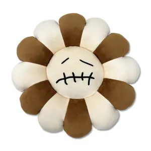 Flower Brown Plushie Pillow Flower Brown Plushie Pillow