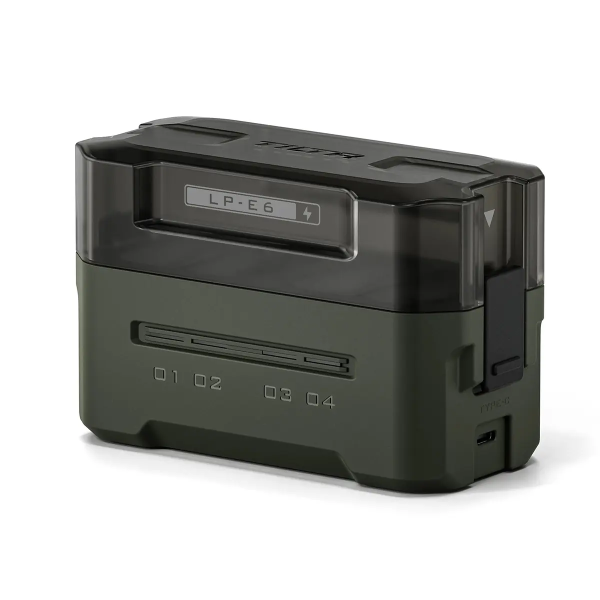 Tilta 4-Channel Portable Charging Station for LP-E6 Battery, Green