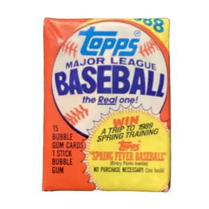 (1) Vintage Baseball Card Pack (Brand New)