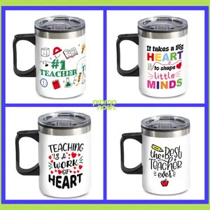 Teacher Appreciation! Best #1 Teacher Collection - 14 oz Mug