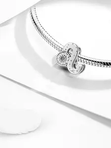 12 Constellation Design Beaded Bracelet, Fashionable Rhinestone Decor Bracelet for Women & Men, Trendy All-match & Exquisite Jewelry for Birthday Gift, Letter Link Bracelet