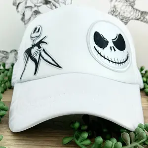 Jack Skeleton Patch Hat, Unisex, 100% Cotton