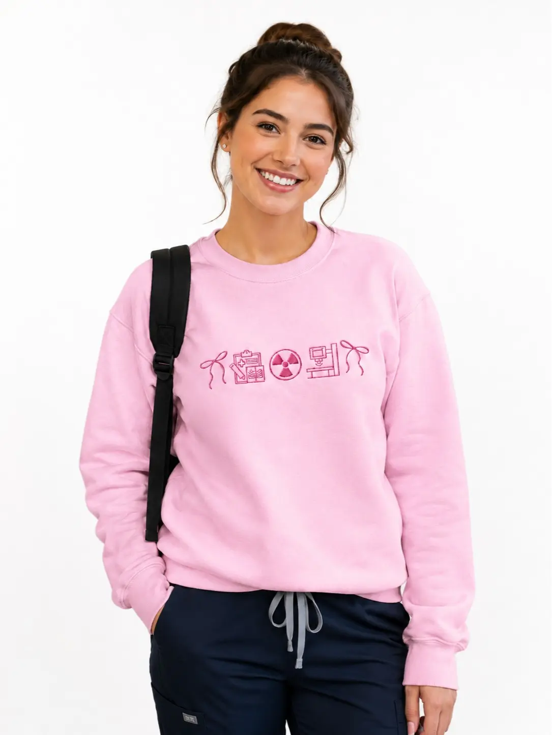 X-Ray Tech Embroidered Sweatshirt, Radiology Crewneck, Radiologic Technologist Gift, Medical Pullover