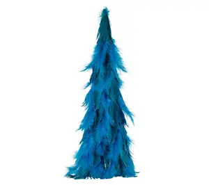 Northlight 16" Small Two-Tone Cone Tree Christmas Decoration