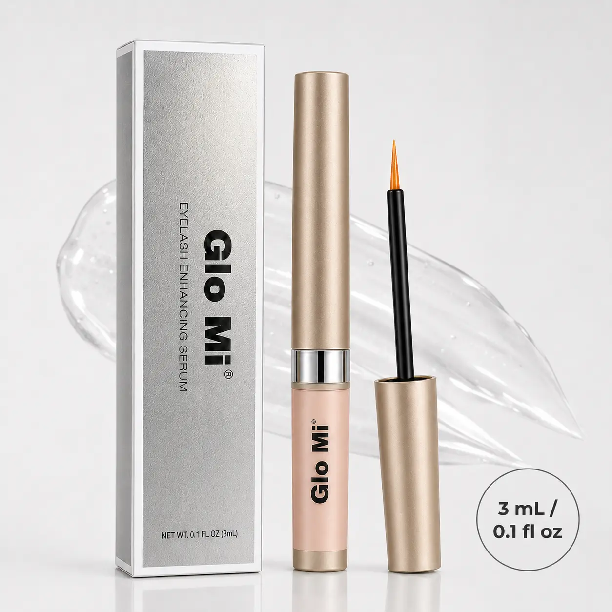 Eyelash Growth Serum- Plant Extracts for Longer, Thicker, Fuller Lashes Gentle & Non-Irritating Eyelash Enhancer, 3ML,Skin Care, Lash Serum, Liquid, Gentle Lash Revive