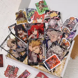 GACHIAKUTA Acrylic Keychain Complete Set, Anime Collectible Keychain Set for Fans.