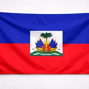 Haitian Flag 3x5 Ft Outdoor Waterproof Banner for Patriotic Displays and Events