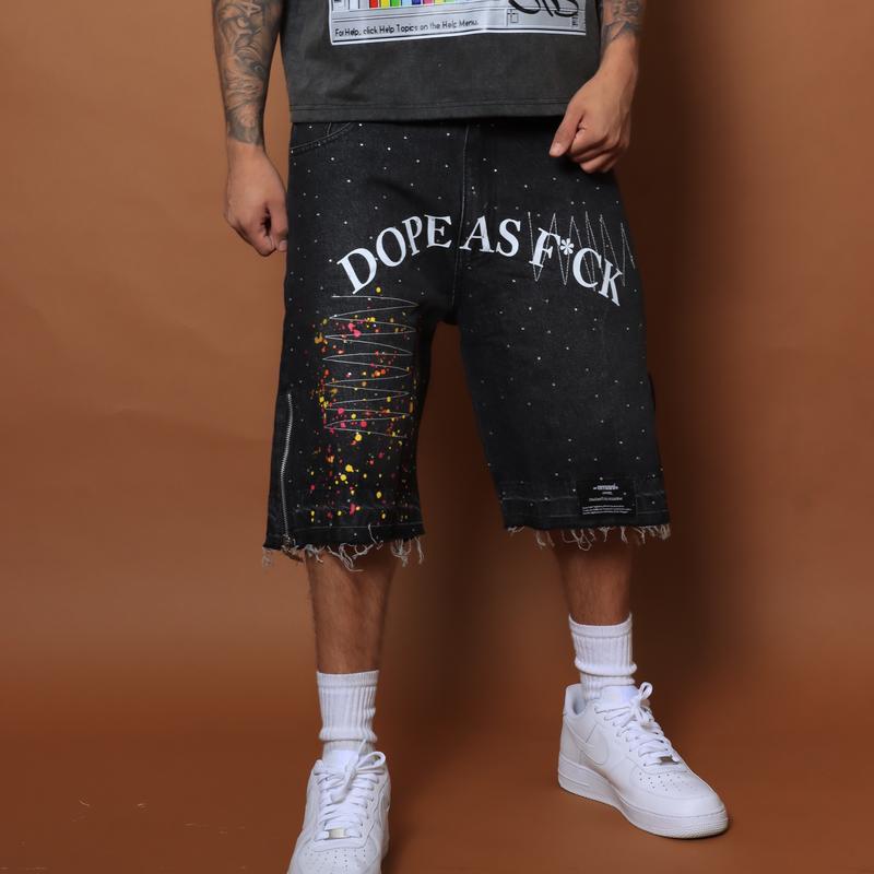 Dope Asf Denim Jorts