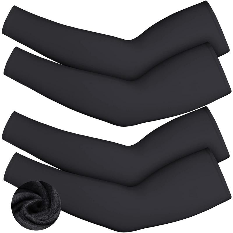 [Best Gifts in 2025] Arm Sleeves for Men and Women – Breathable, Moisture Arm Sleeves Designed for Both Men and Women - A Pair / 2 Pair（Black）