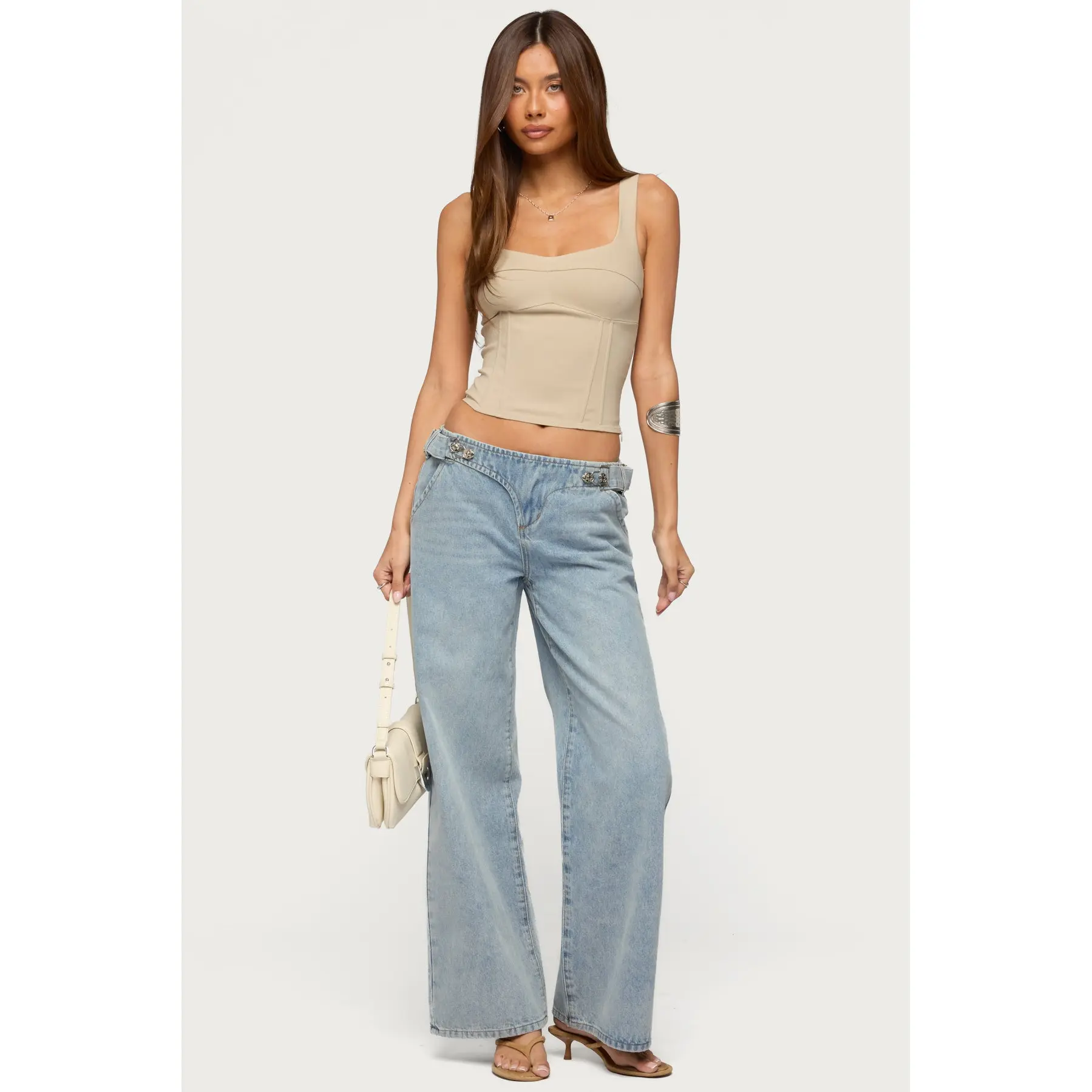 Buckled Low Rise Baggy Jeans Buckled Low Rise Baggy Jeans