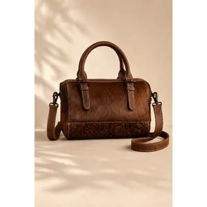 Women's Mini Barrel Handbag, Stylish Luggage Accessory for Daily Use