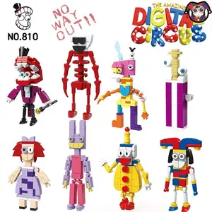 2026 new Digital Circus Animation Clown Assembly Building Block Children's ToysTHE AMAZING DIGITAL CIRCUS