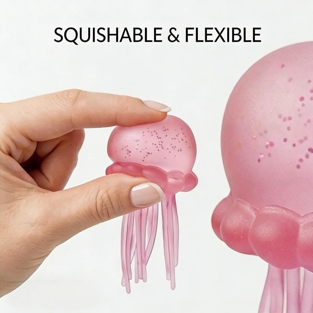 Jellyfish Squeeze Ball & Ice Cube RelaxationGadget, Home Leisure & Stress Relief Device for Indoor Use  Relieve stress from life and work