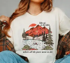 Take Me To The Lakes TShirt, Everymore Shirt, Folklore Merch Shirt, Folklore Shirt, Hoodie, Graphic, Cotton, Unisex Crewneck Top Womenswear Polyester