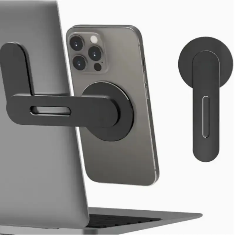 Lightweight Magnetic Phone Stand, Adjustable Laptop Side Mount, Portable Multi-Functional Accessory, Multifunctional Phone Holder, Ideal for Travel & Home, Magnetic Phone Holder, Mobile Phone Holders
