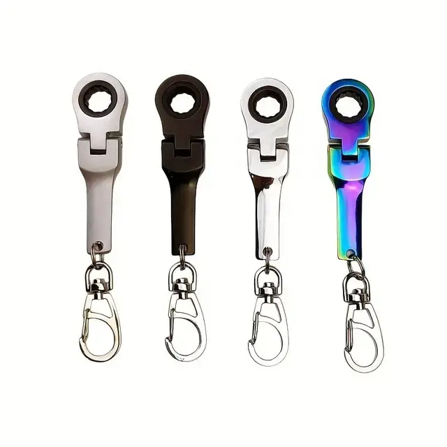 10mm Buddy Ratchet Wrench Key Chain - Perfect for Keys and Accessories