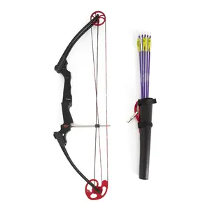 Genesis Original Archery Compound Bow and Arrow Set, Draw Hand-Right, Black Genesis Original Archery Compound Bow and Arrow Set, Draw Hand-Right, Black