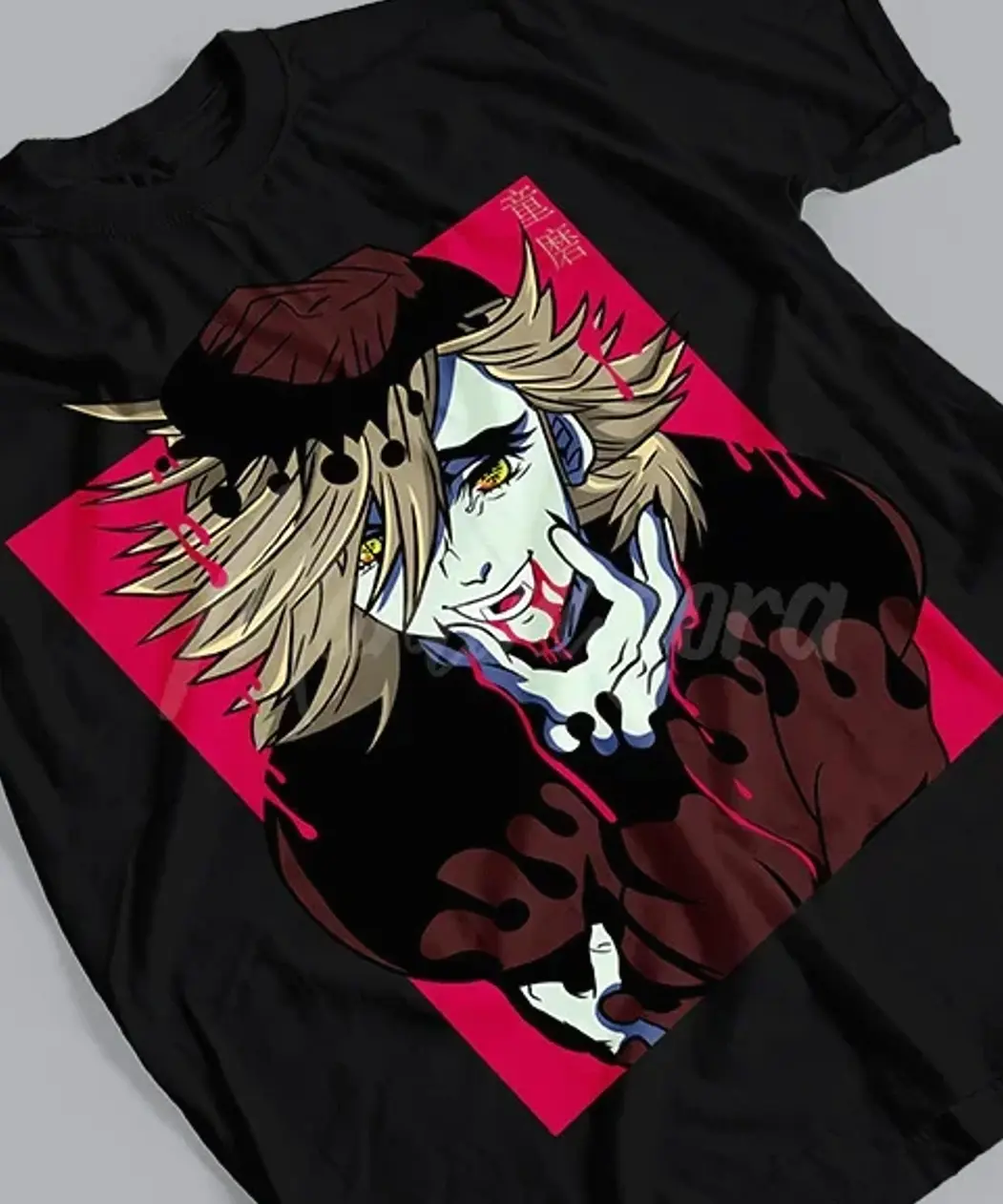T-shirt for Anime Demon Slayer Douma segunda Luna Superior ZQ0