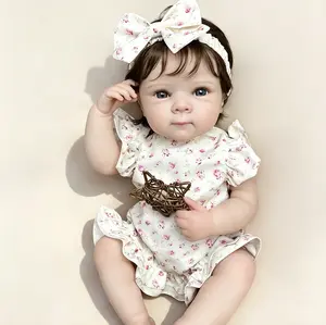 Rebirth Doll Realistic Cute Doll Brand New Vinyl Full Body, 48cm/19 inches, Realistic and Cute Appearance, Life Playmate, Daily Companion, Children's Birthday Gift, Mom's Companion Gift