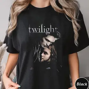 Twilight Movie Shirt, Edward and Bella Graphic Tee, Gothic Vampire Romance T-Shirt, 2000s Retro Aesthetic Shirt, Unisex Fan Gift