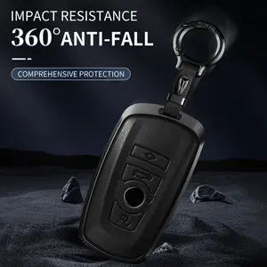 For BMW Key Fob Cover Leather Car 1 3 4 5 6 7 Series X3 X4 M5 M6 GT3 GT5 Key Case Automotive Vehicle