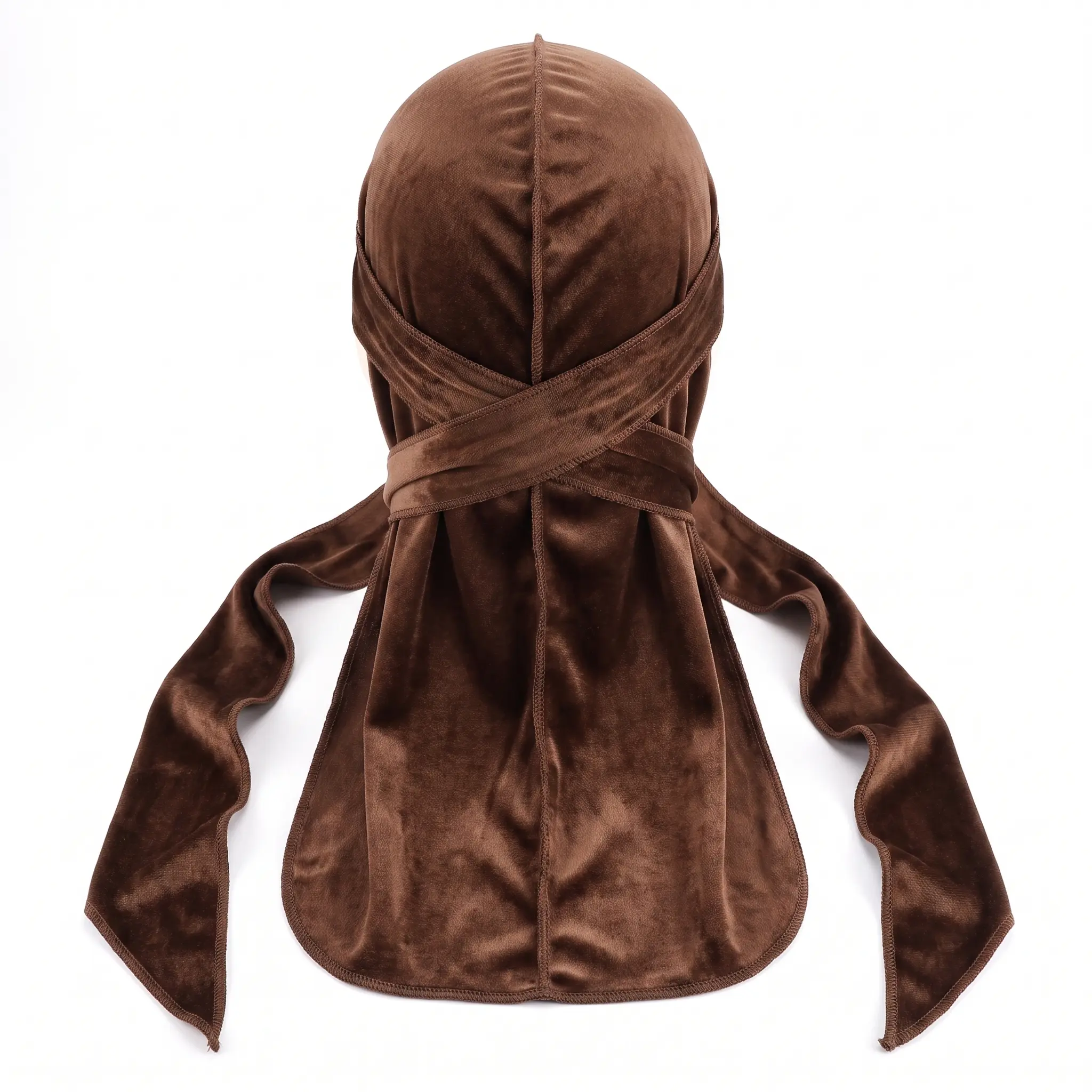 Premium Brown Coffee Velvet Durag