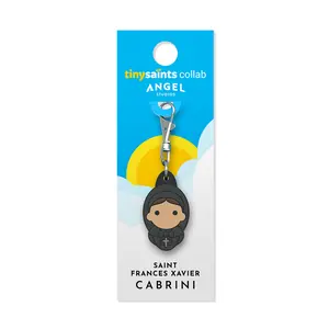 Tiny Saints Cabrini Keychain Charm
