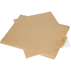 50 Full Sheets Sticky Printable Brown  Paper Sticker Labels 8.5" x 11" Self Adhesive Labels for  & Inkjet Printer