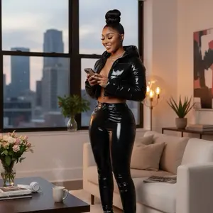 Baddie Puffer Jacket - Stylish Black Puffer Jacket for Women, Perfect for Casual and Trendy Outfits