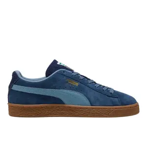 PUMA Mens Suede Fuzzy Lace Up Sneakers Shoes Casual - Blue