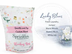 Pink Zebra Wax Melts Custom Blend- Lucky Blues - 3.75 Oz Bag