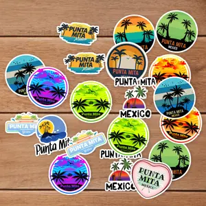 Stickers Pack 20 Pcs Punta Laptop Car Mita Aesthetic Luggage Mexico Water Guitar Vinyl Bottle Bumper Skateboard Bike Colorful Waterproof