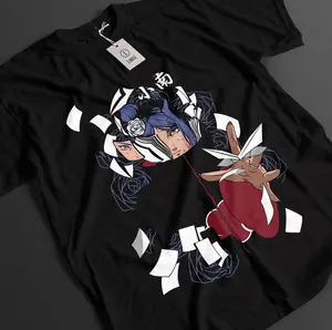 Naruto Shirt Konan T-Shirt Akatsuki Tshirt Anime Nagato Top Pain Unisex Tee.