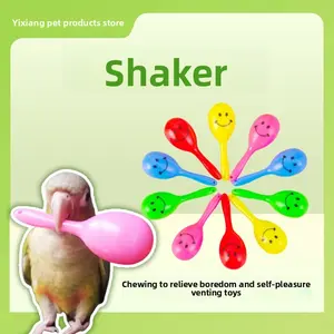 Parrot sandhammer toy for shaking and chewing, designed for foot grip and chewing to relieve boredom and stress, interactive mini sandhammer toy