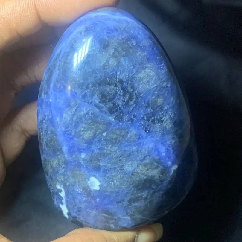 Natural Sodalite Crystal Free Form Home Ornament