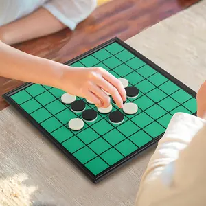 Board game series, including reversi, checkers, and backgammon board games, with foldable boards and portable board games, suitable for indoor and outdoor activities, travel game sets, and essential games for gatherings