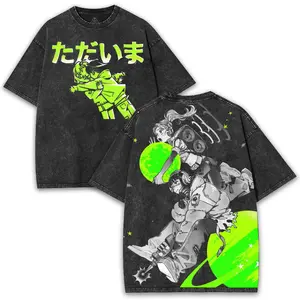 The Guy She Was Interested in Wasn't a Guy at All - Manga Tee – Double-Sided Print, 260GSM, Washed Vintage Manga Aesthetic | Embrace the unexpected