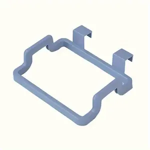 Plastic Garbage Bag Holder Bracket, Adjustable Kitchen Cabinet Door Hanging Trash Storage Rack, Multi-Purpose No Drilling Cloth Hanger for Sink, Home Organizer Support Stand, Garbage Can Organizer