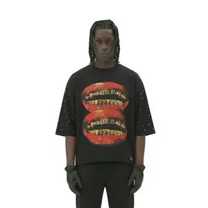 SCHUMA SN/ Jersey 3/4 Sleeve Crop Top Tee