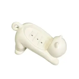 WhiteCute Cat Soap Dish – Elevate Your Bathroom Style!